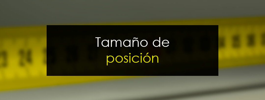 ¿Cuál es tu tamaño de posición?